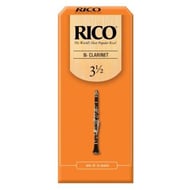 Rico B Flat Clarinet Reeds #3.5 Box of 25 Reeds